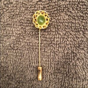 Gold vintage stick pin